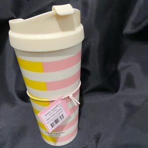 NWT Kate Spade 16 oz Thermal Traveler Tumbler